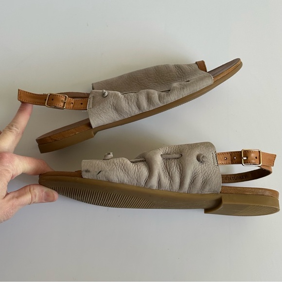 Free People Lake House Sling Back Sandals Stone 37 - Picture 8 of 13